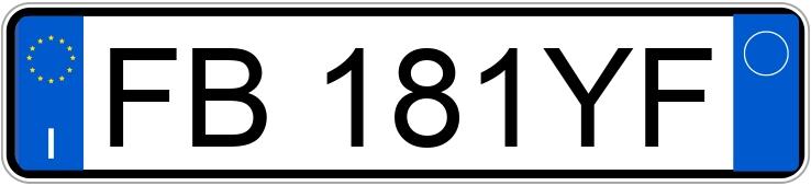 Numer rejestracyjny FB181YF posiada BMW X3