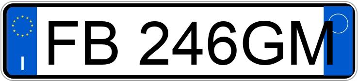 Numer rejestracyjny FB246GM posiada LANCIA Ypsilon 3a serie