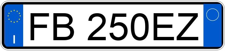 Numer rejestracyjny FB250EZ posiada VOLKSWAGEN Polo 5a serie Numer rejestracyjny FB250EZ posiada VOLKSWAGEN Polo 5a serie