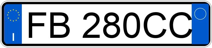 Numer rejestracyjny FB280CC posiada FORD Fiesta 6a serie