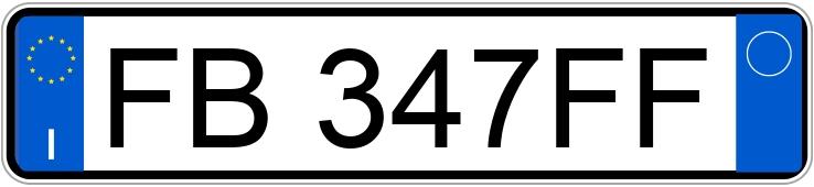 Numer rejestracyjny FB347FF posiada FIAT 500 Numer rejestracyjny FB347FF posiada FIAT 500