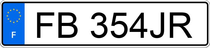 Numer rejestracyjny FB354JR posiada RENAULT CLIO IV