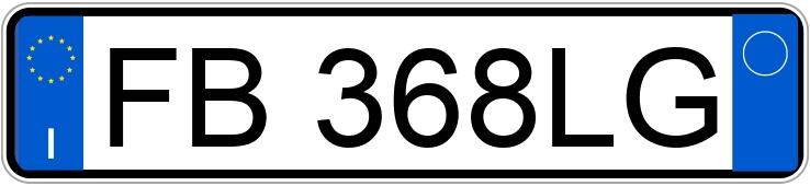 Numer rejestracyjny FB368LG posiada TOYOTA Aygo 2a serie