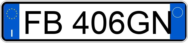 Numer rejestracyjny FB406GN posiada FORD EcoSport