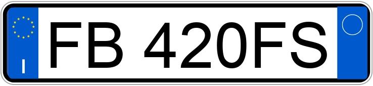 Numer rejestracyjny FB420FS posiada RENAULT Megane-Scenic 1a s.