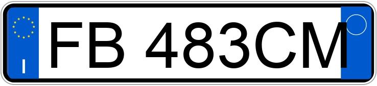 Numer rejestracyjny FB483CM posiada BMW Serie 7