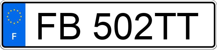 Numer rejestracyjny FB502TT posiada DS DS3