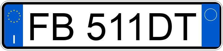 Numer rejestracyjny FB511DT posiada VOLKSWAGEN Polo 5a serie