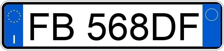Реєстраційний номер FB568DF має PEUGEOT 5008