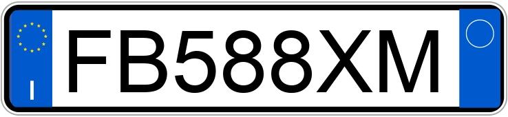 Numer rejestracyjny FB588XM posiada BMW Serie 3 Numer rejestracyjny FB588XM posiada BMW Serie 3