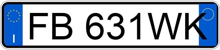 Numer rejestracyjny FB631WK posiada VOLKSWAGEN Golf 7a serie Numer rejestracyjny FB631WK posiada VOLKSWAGEN Golf 7a serie