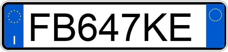 Numer rejestracyjny FB647KE posiada AUDI A1-S1