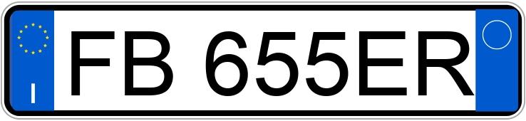 Numer rejestracyjny FB655ER posiada TOYOTA Prius 3a serie