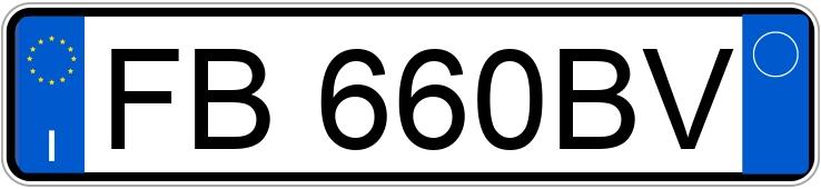 Numer rejestracyjny FB660BV posiada MINI Mini Countrym.