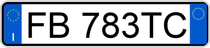 Numer rejestracyjny FB783TC posiada AUDI Q5 1a serie