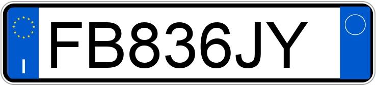Numer rejestracyjny FB836JY posiada AUDI A3 2a serie