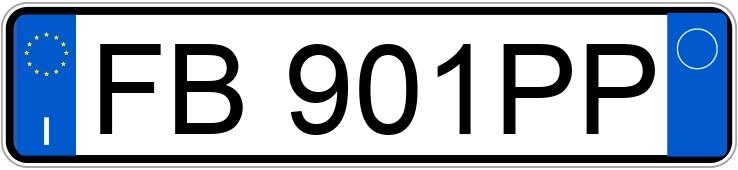 Numer rejestracyjny FB901PP posiada FIAT Panda 3a serie