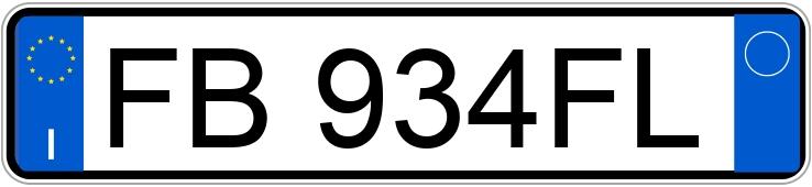 Numer rejestracyjny FB934FL posiada TOYOTA Yaris 3a serie Numer rejestracyjny FB934FL posiada TOYOTA Yaris 3a serie