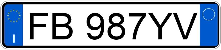 Numer rejestracyjny FB987YV posiada VOLKSWAGEN Polo 5a serie Numer rejestracyjny FB987YV posiada VOLKSWAGEN Polo 5a serie