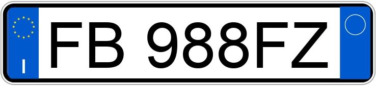 Numer rejestracyjny FB988FZ posiada BMW Serie 5 Numer rejestracyjny FB988FZ posiada BMW Serie 5