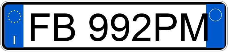 Numer rejestracyjny FB992PM posiada ALFA ROMEO Giulietta Numer rejestracyjny FB992PM posiada ALFA ROMEO Giulietta