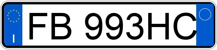 Numer rejestracyjny FB993HC posiada ALFA ROMEO Giulietta Numer rejestracyjny FB993HC posiada ALFA ROMEO Giulietta