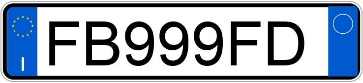 Numer rejestracyjny FB999FD posiada VOLKSWAGEN Golf 7a serie Numer rejestracyjny FB999FD posiada VOLKSWAGEN Golf 7a serie