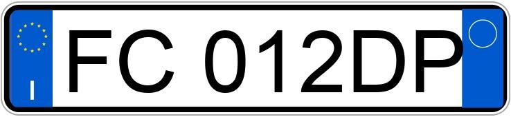 Numer rejestracyjny FC012DP posiada LANCIA Ypsilon 3a serie Numer rejestracyjny FC012DP posiada LANCIA Ypsilon 3a serie