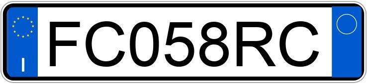 Numer rejestracyjny FC058RC posiada VOLKSWAGEN Golf 7a serie Numer rejestracyjny FC058RC posiada VOLKSWAGEN Golf 7a serie