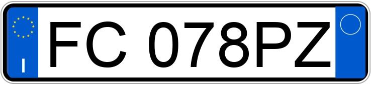 Numer rejestracyjny FC078PZ posiada FIAT 500L Numer rejestracyjny FC078PZ posiada FIAT 500L