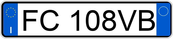 Numer rejestracyjny FC108VB posiada BMW Serie 3