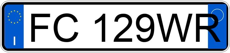 Numer rejestracyjny FC129WR posiada FORD EcoSport