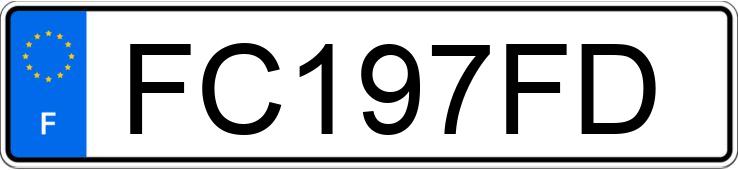 Numer rejestracyjny FC197FD posiada PEUGEOT 108