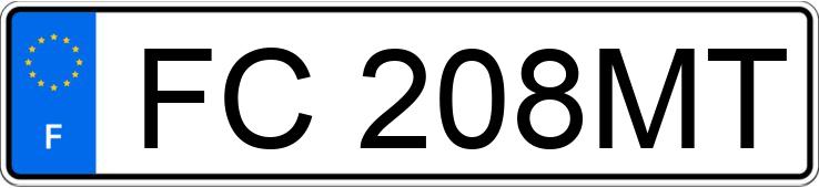 Numer rejestracyjny FC208MT posiada MERCEDES CLASSE A IV