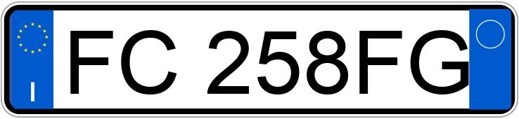 Numer rejestracyjny FC258FG posiada AUDI A3 3a serie