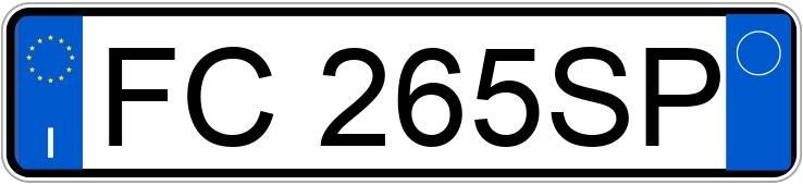 Numer rejestracyjny FC265SP posiada MERCEDES GLE