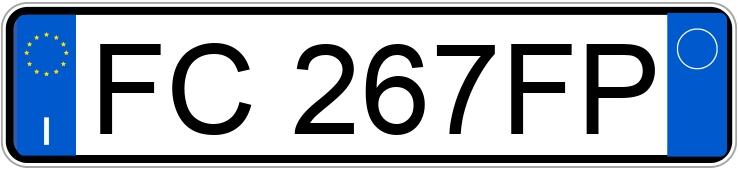 Numer rejestracyjny FC267FP posiada PEUGEOT 208