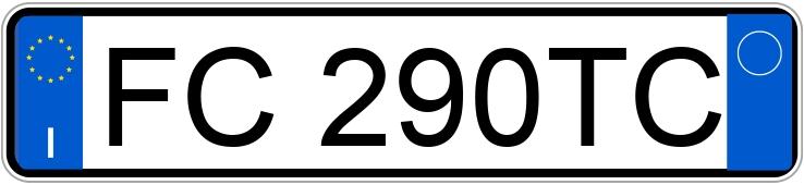 Numer rejestracyjny FC290TC posiada FIAT Panda 3a serie