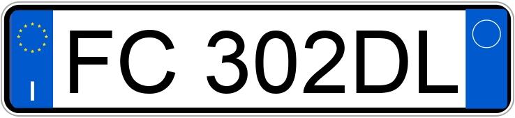 Numer rejestracyjny FC302DL posiada FIAT Panda 3a serie Numer rejestracyjny FC302DL posiada FIAT Panda 3a serie