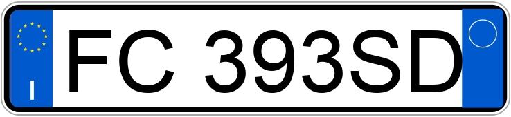 Numer rejestracyjny FC393SD posiada NISSAN Qashqai 2a serie Qashqai 1.5 dCi N-Vision (81 kw)