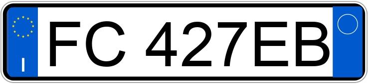 Numer rejestracyjny FC427EB posiada LAND ROVER Discovery Sport