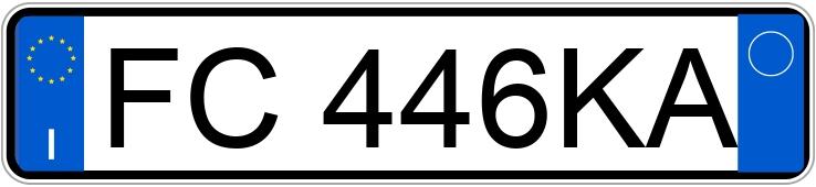 Numer rejestracyjny FC446KA posiada SEAT Ibiza 4a serie