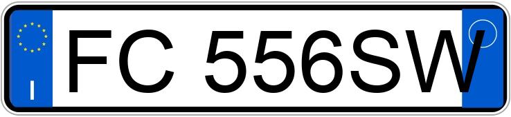 Numer rejestracyjny FC556SW posiada BMW Serie 2 A.T.