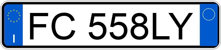 Numer rejestracyjny FC558LY posiada LAND ROVER RR Sport 2a serie