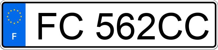 Numer rejestracyjny FC562CC posiada HONDA CIVIC