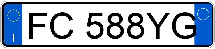 Numer rejestracyjny FC588YG posiada KIA Rio 3a serie