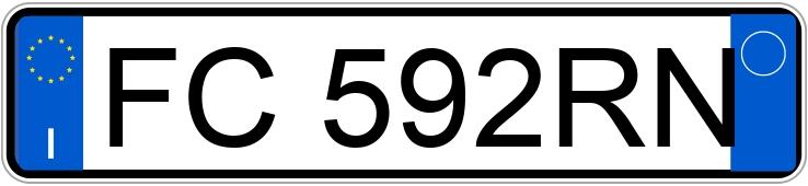 Numer rejestracyjny FC592RN posiada MERCEDES GLC