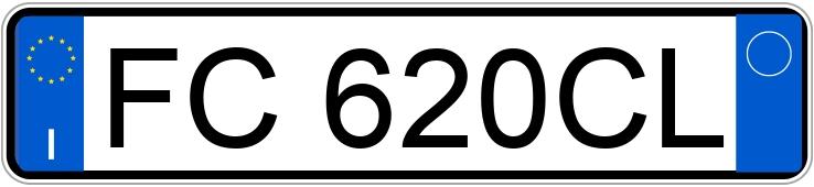 Numer rejestracyjny FC620CL posiada VOLKSWAGEN Touran 3a serie