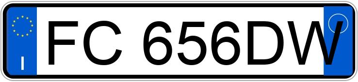 Numer rejestracyjny FC656DW posiada FIAT Punto 4a serie