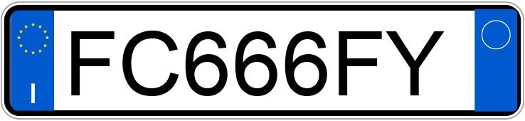 Numer rejestracyjny FC666FY posiada LANCIA Ypsilon 3a serie Numer rejestracyjny FC666FY posiada LANCIA Ypsilon 3a serie